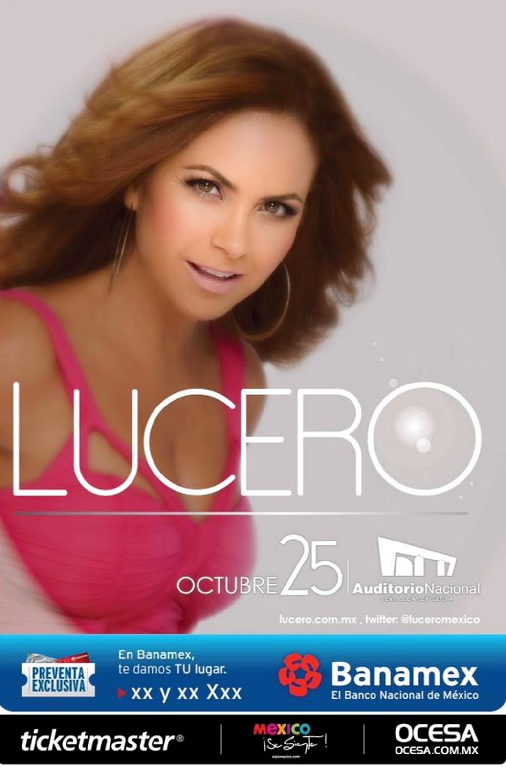 LUCERO PROMOCIONAL CONCIERTO AUDITORIO